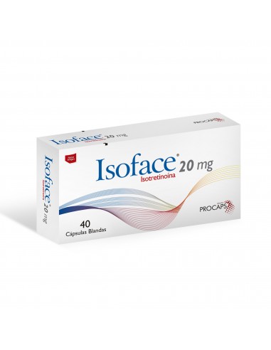 Isoface 20 MG (Isotretinoina) X 40 Caps