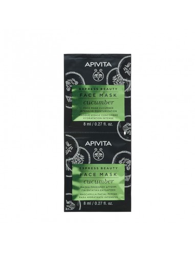 Apivita Express Beauty Face Mask-Cucumber (2 Sachets)