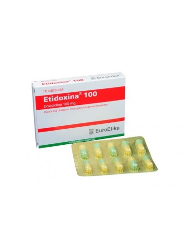 Etidoxina (Doxiciclina) 100MG  X 10 CAP