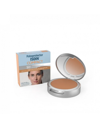 Fotoprotector Isdin Compact SPF50+ Color Bronze X 10GR