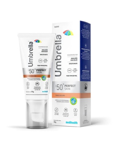 UMBRELLA PERFECT SKIN TONO OSCURO SPF50