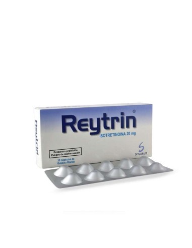Reytrin 20Mg +  (Isotretinoina) X 30 Cap