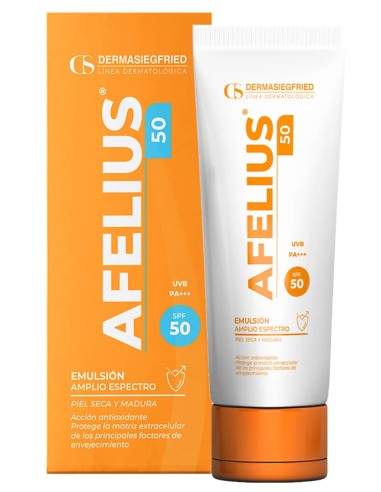 Afelius 50 Fotoprotector Pieles Secas SPF50+ x60g