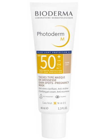 Bioderma Fotoprotector Photoderm M con Color Tono Claro SPF50+ x40ml