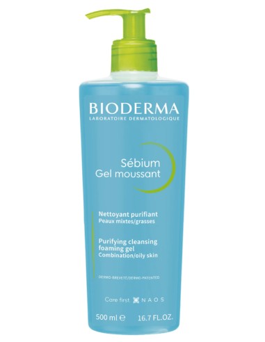 Bioderma Sébium Gel Limpiador Espumoso x500ml