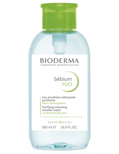 Bioderma Sébium H2O Agua Micelar Purificante x500ml