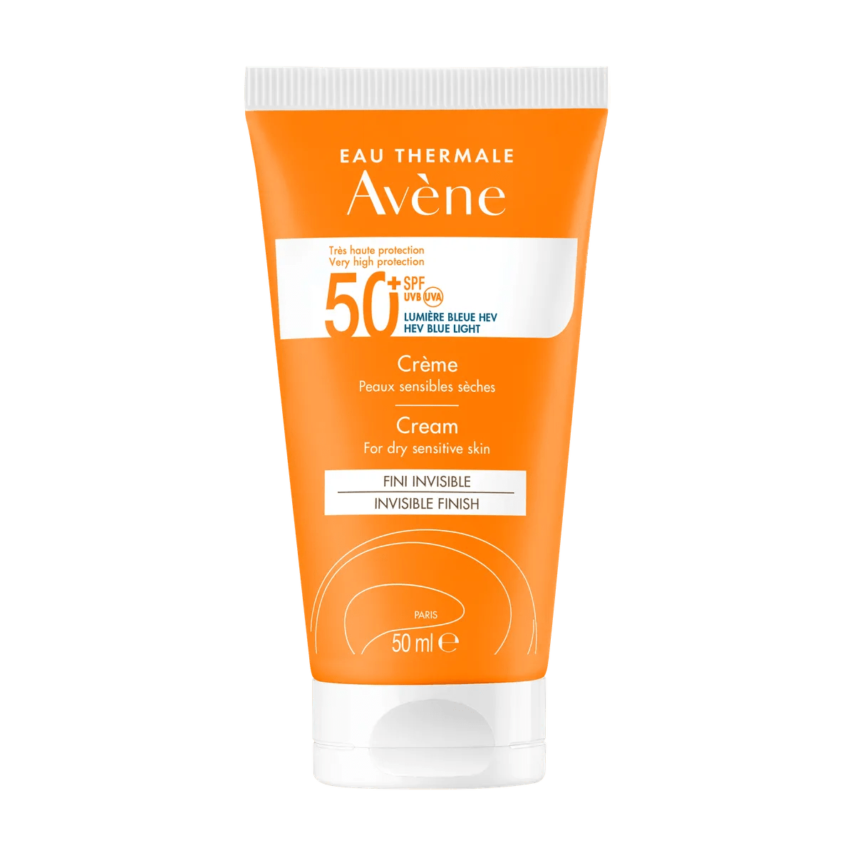 Avene Fotoprotector en Crema SPF50+ x50ml - TIENDA PIEL