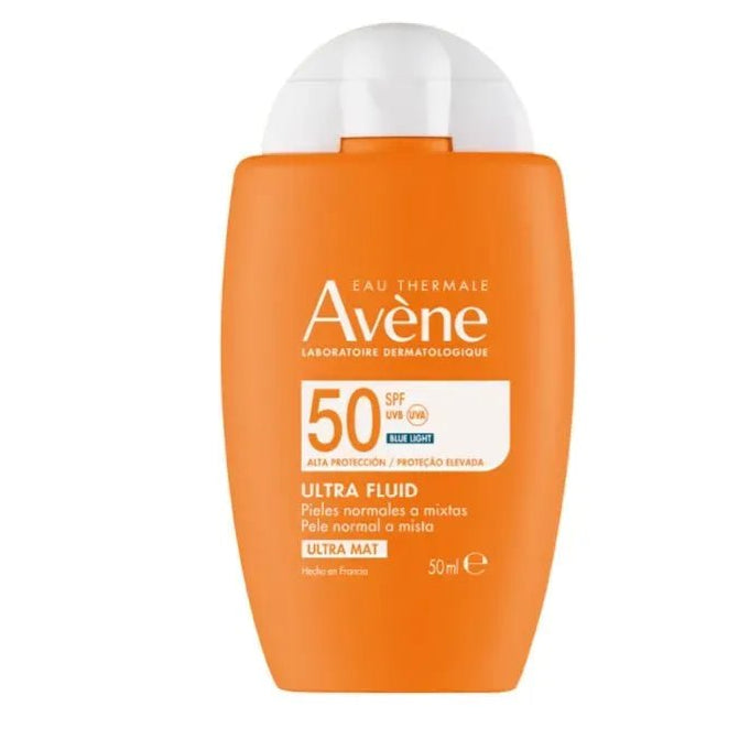 Avene Fotoprotector Ultra Fluid Ultra Mat SPF50+ x50ml - TIENDA PIEL