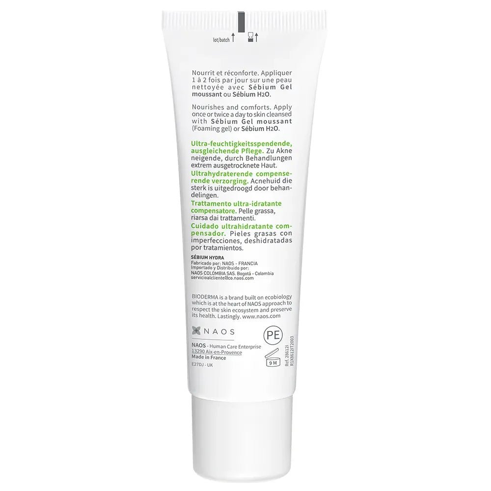 Bioderma Sébium Hydra Crema Hidratante Anti - Imperfecciones x40ml - TIENDA PIEL