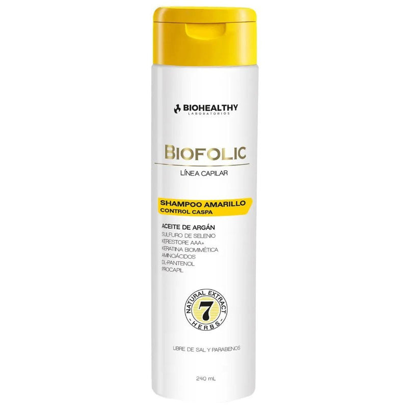 Biohealthy Biofolic Amarillo Champú Control Caspa x240ml