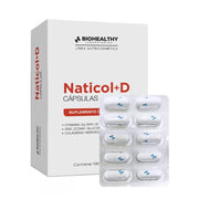 Biohealthy Naticol+D Suplemento Vitamina D3 x100 Cápsulas - TIENDA PIEL