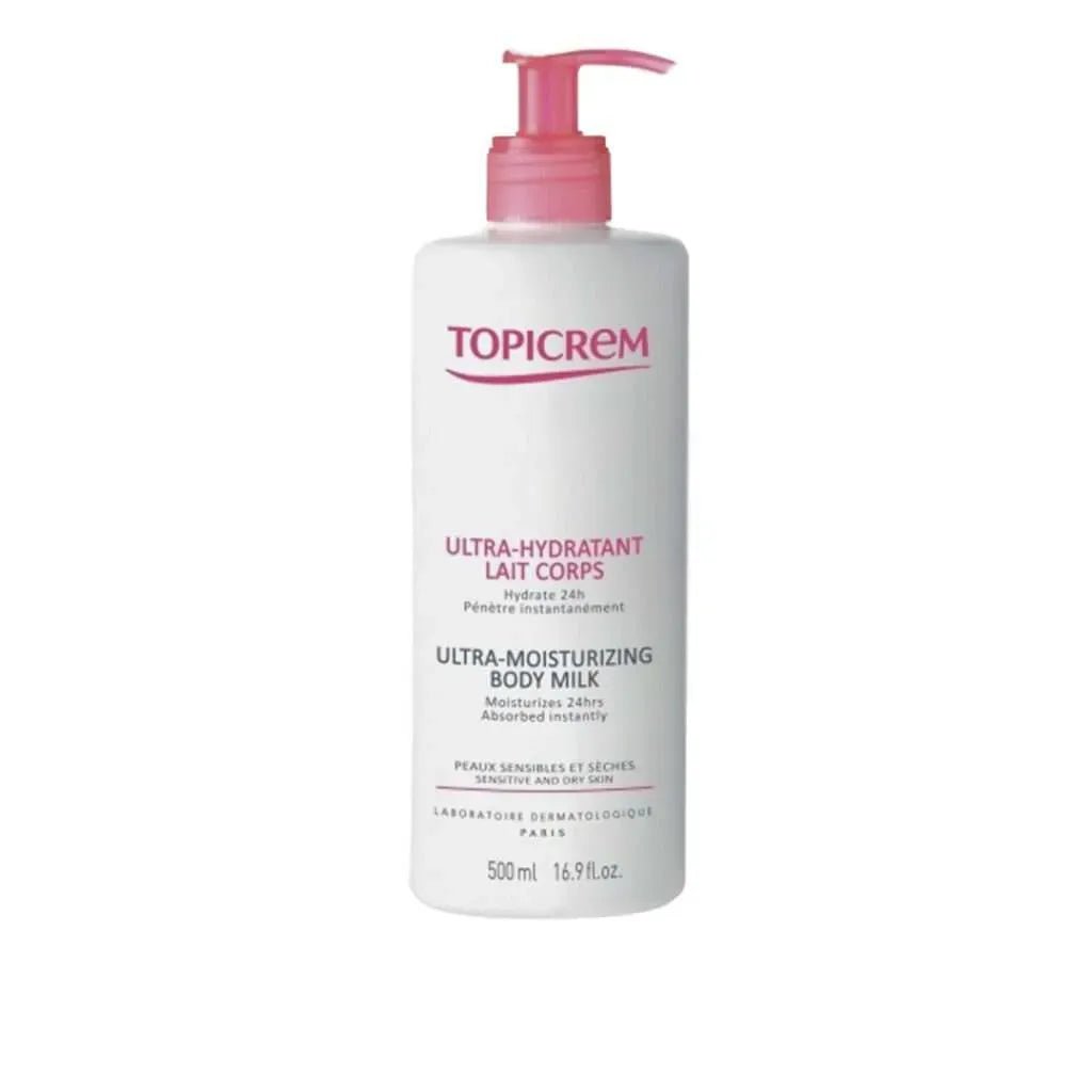 DermoEtika Topicrem Leche Corporal Ultra Hidratante x500ml - TIENDA PIEL