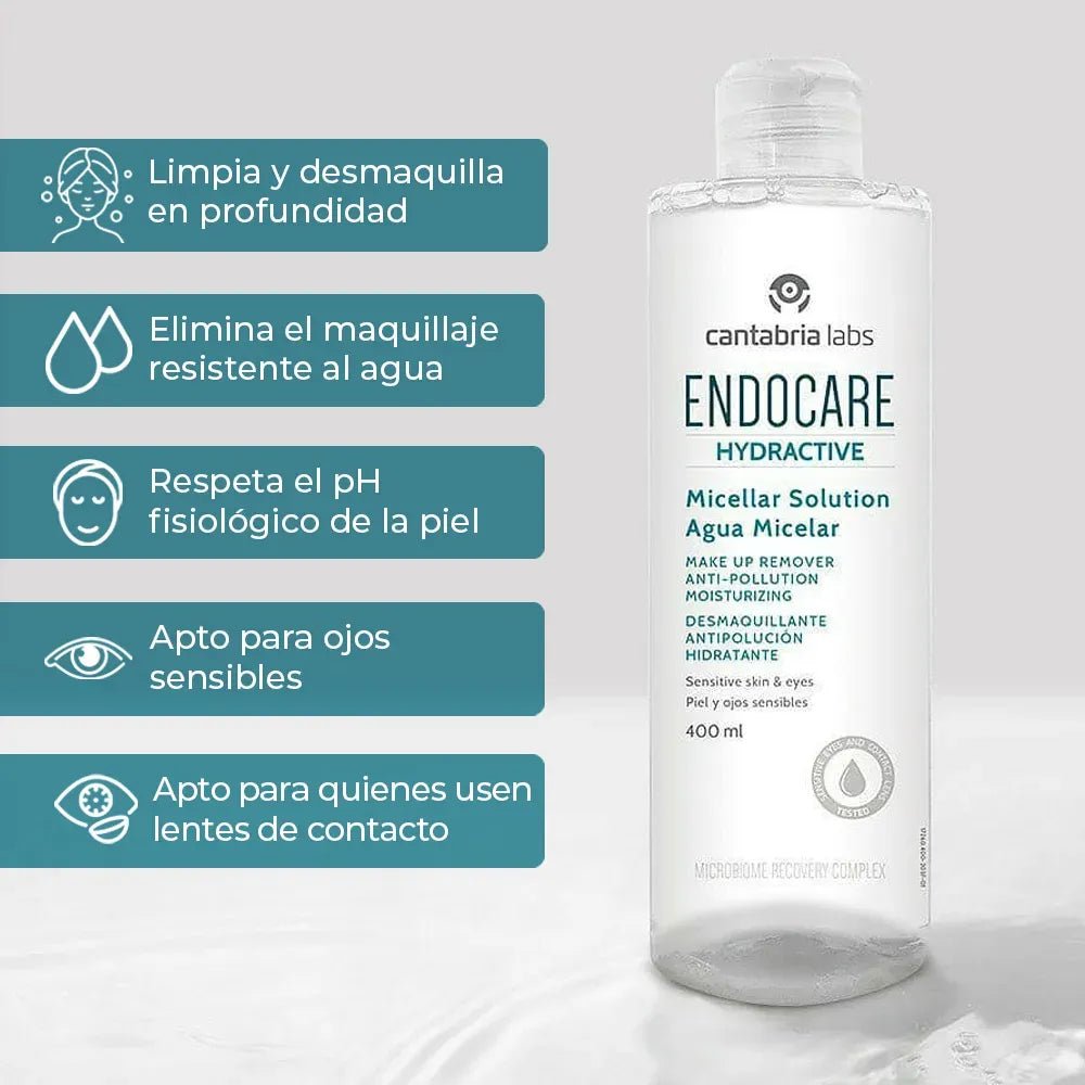 Endocare Hydractive Agua Micelar x100ml - TIENDA PIEL