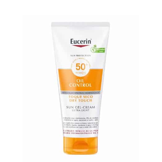 Eucerin Sun Gel Creme Dry Touch Sensitive Protect SPF50 x 200ML - TIENDA PIEL