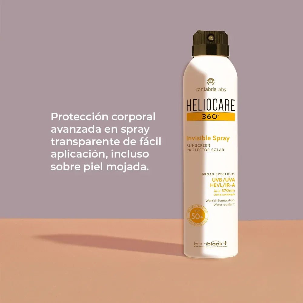 Heliocare 360° Fotoprotector Invisible en Spray SPF50+ x200ml - TIENDA PIEL
