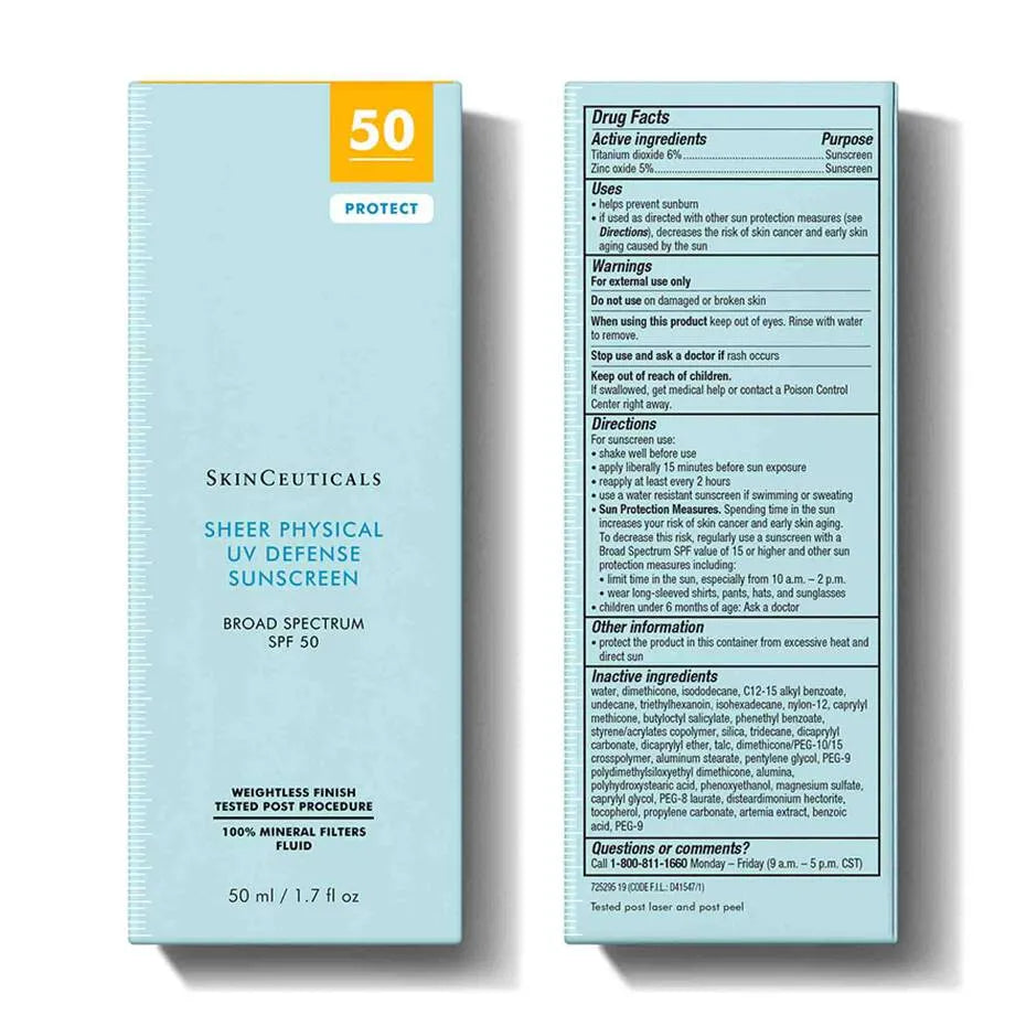 SkinCeuticals Physical Fusion UV Defense SPF50+ x 50ml