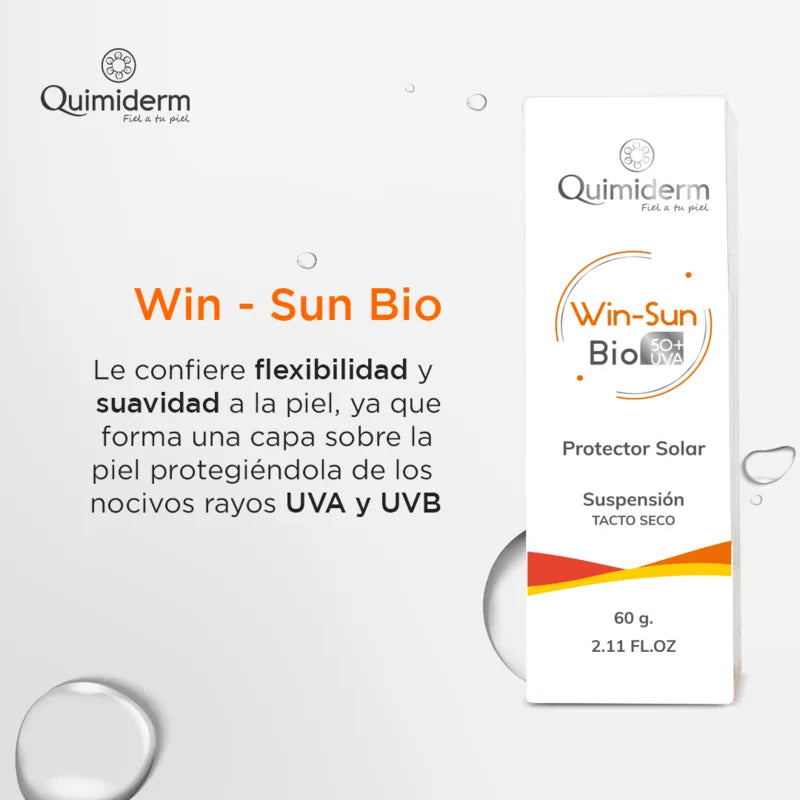 Quimiderm Win-Sun Bio SPF50+ Tonalizado Tacto Seco x60g