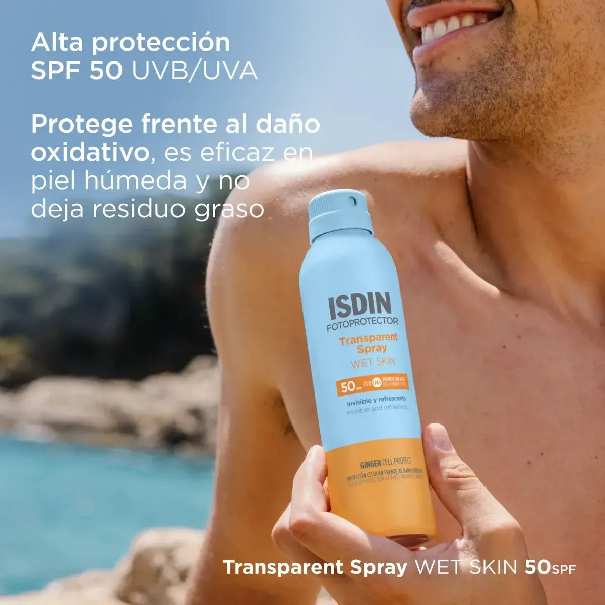 Isdin Fotoprotector Transparent Spray Wet Skin SPF50+ x250ml