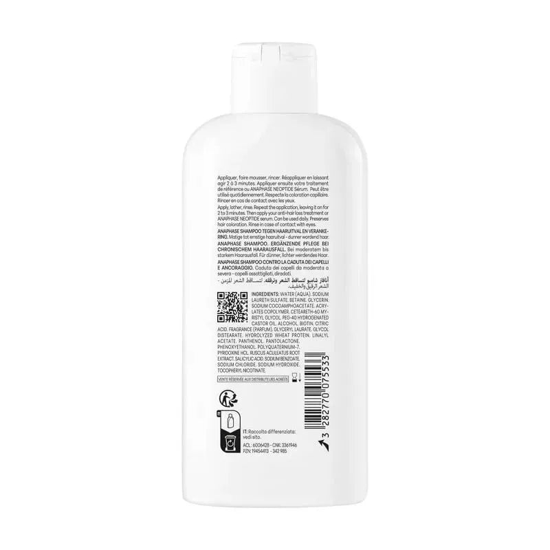 Ducray Anaphase+ Champú Tratamiento Anticaída x200ml