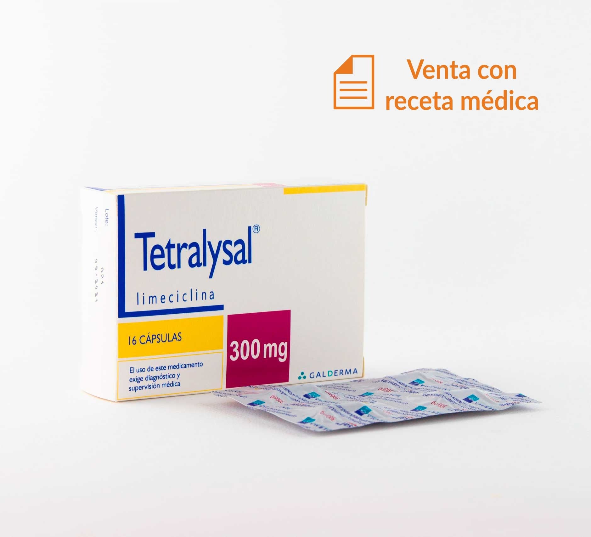 Galderma Tetralysal (Limeciclina) 300mg x28 Cápsulas