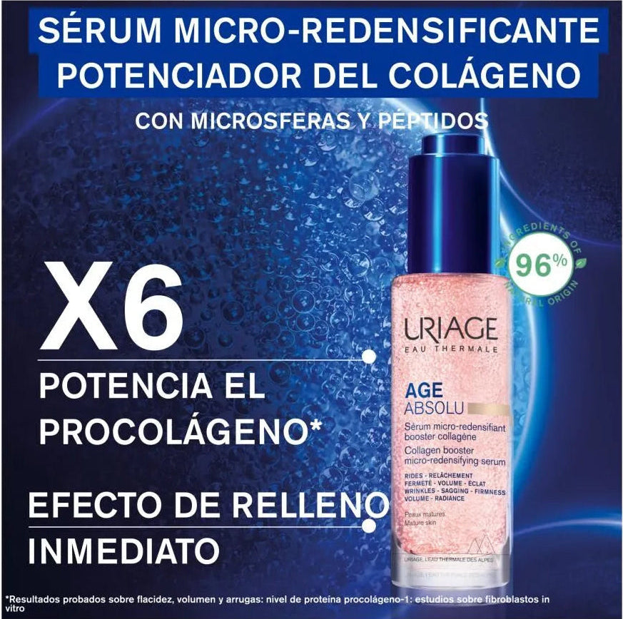 Uriage Absolu Sérum Microredesificante Booster de Colágeno x30ml