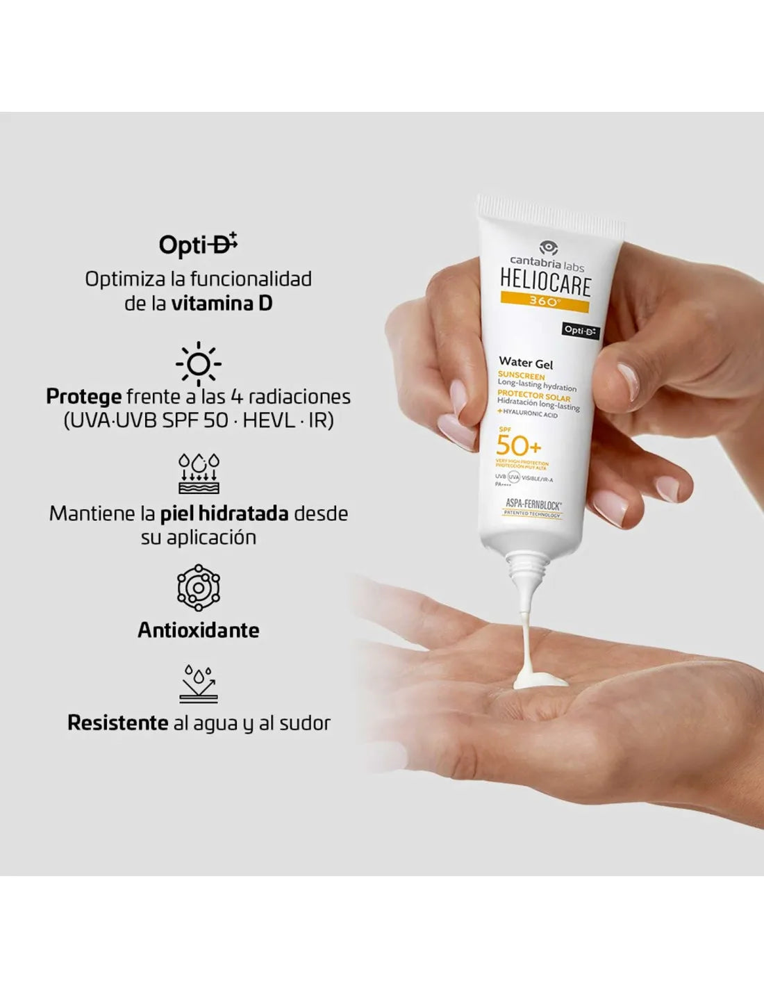 Heliocare 360° Fotoprotector Water Gel SPF50+ x50ml