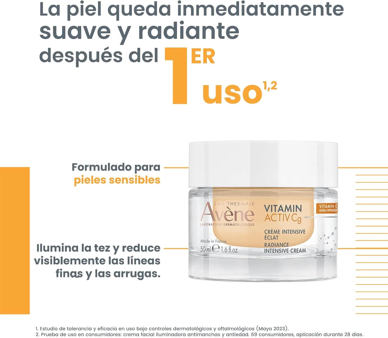 Avene Vitamin Activ Cg Crema Intensiva Iluminadora x50ml