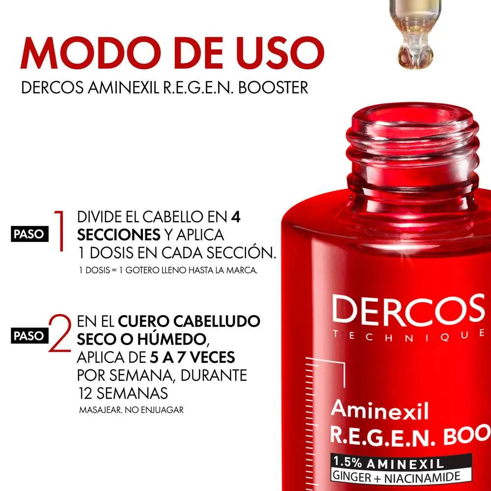 Dercos Aminexil R.E.G.E.N Booster Serum Fortalecedor Capilar X90ml