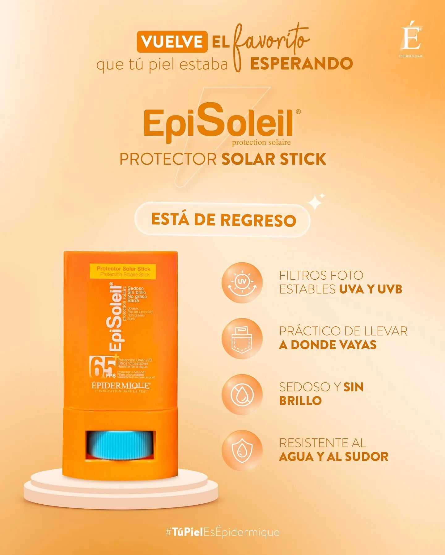 Episoleil Protector Solar Stick SPF 65+