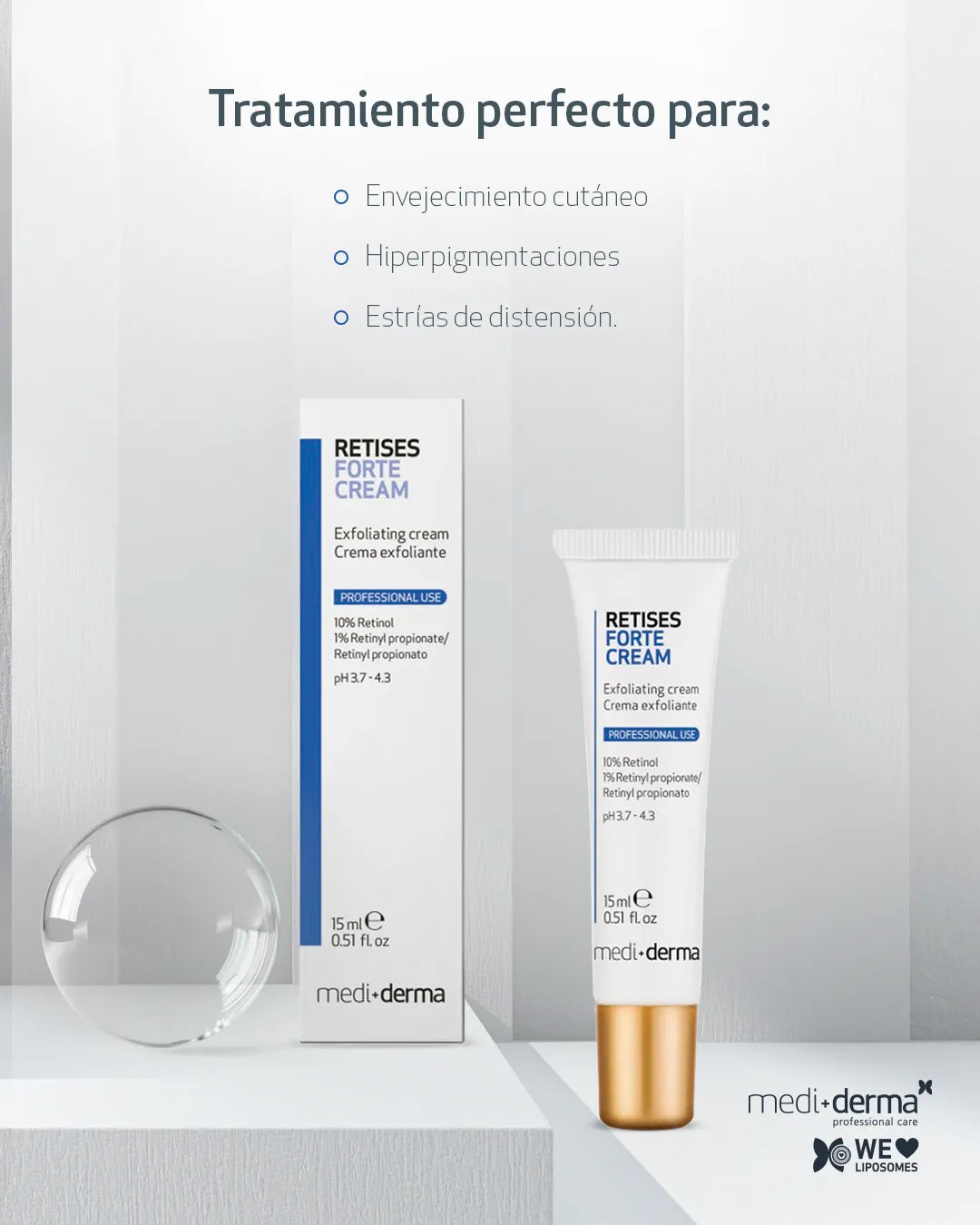 Mediderma Retises Forte Crema x15ml