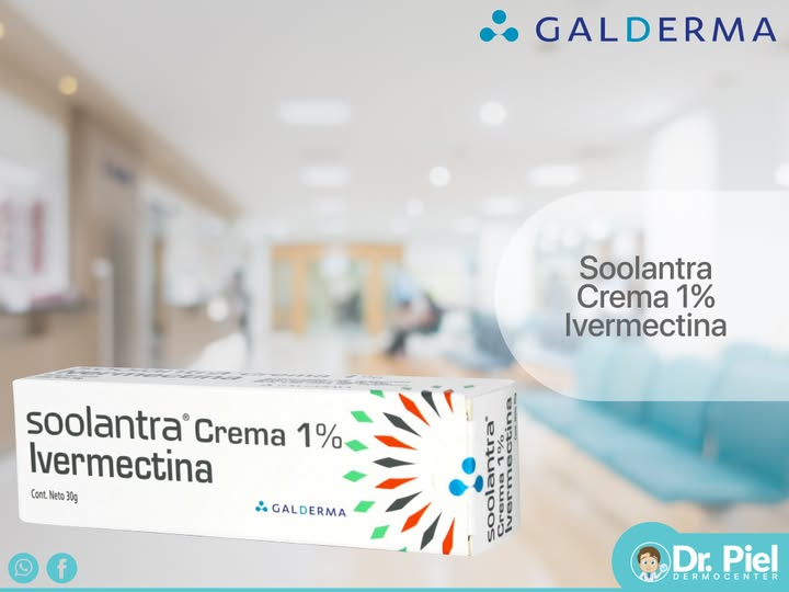 Galderma Soolantra Crema (Ivermectina 1%) x30g