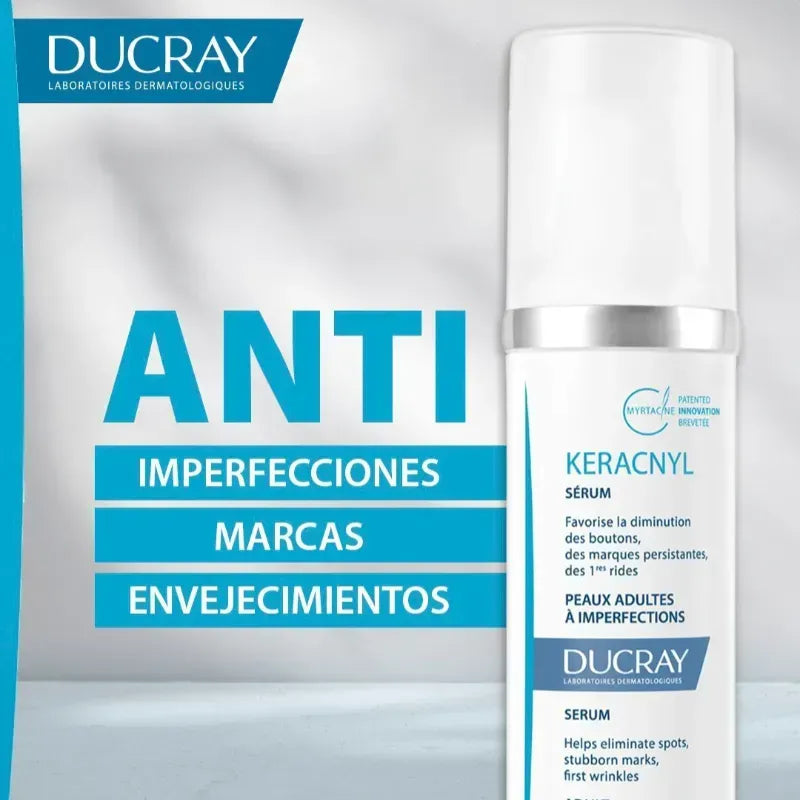 Ducray Keracnyl 3 en 1 Sérum Anti-imperfecciones x30ml