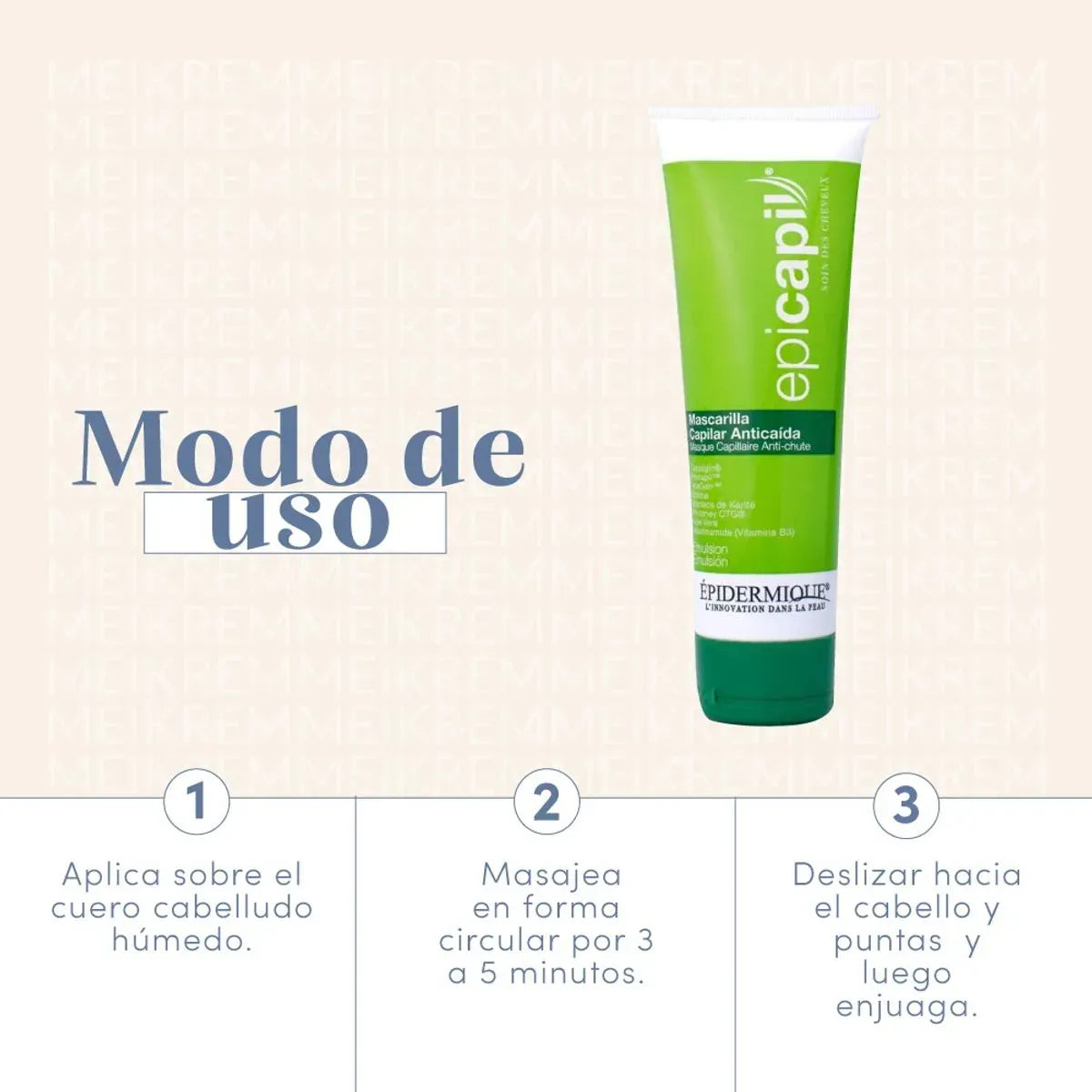 Epidermique Epicapil Mascarilla Capilar Anticaida x120g