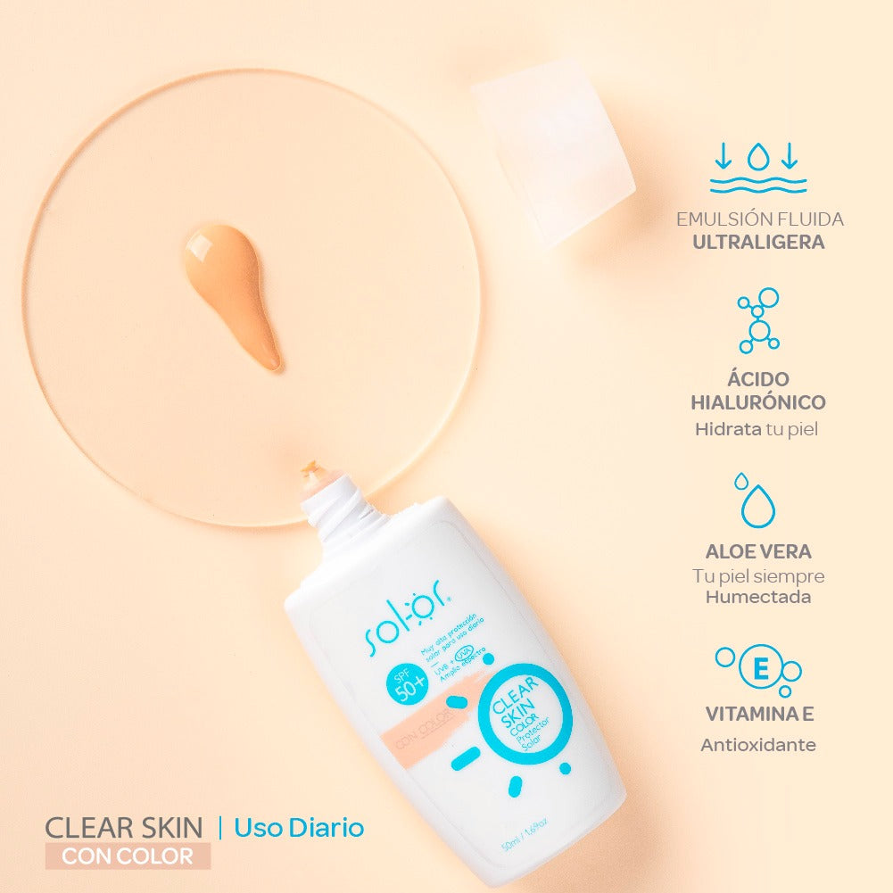 Quifarma Solor Clear Skin Color SPF 50+ x50ml