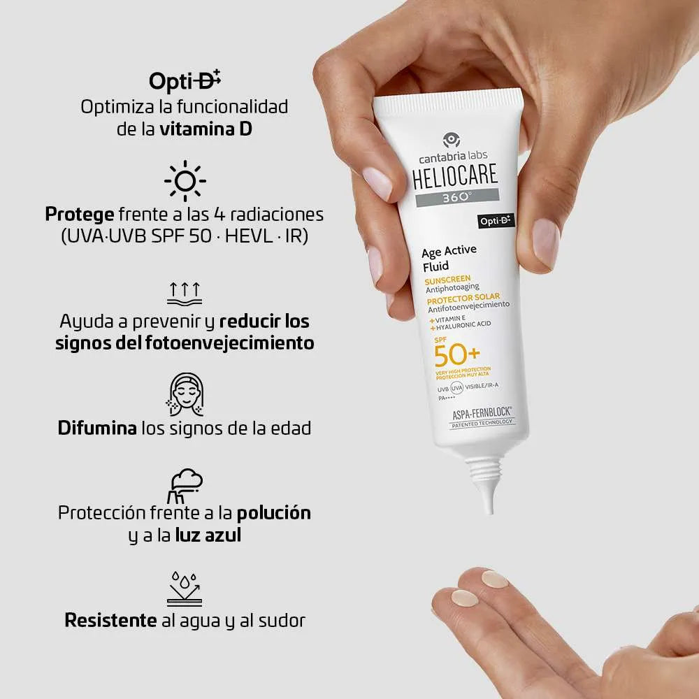 Heliocare 360° Fotoprotector Age Active Fluido SPF50+ x50ml