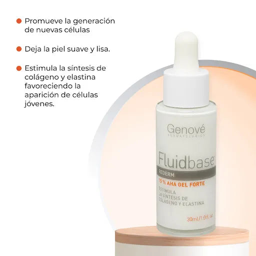 Genové Fluidbase Rederm 15% AHA Gel Forte x30ml
