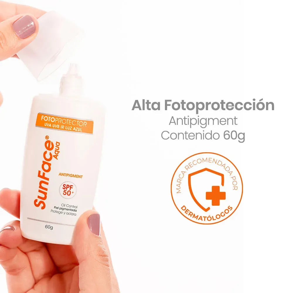 Pharmaderm Sunface Agua Antipigment SPF 50+ x60gr