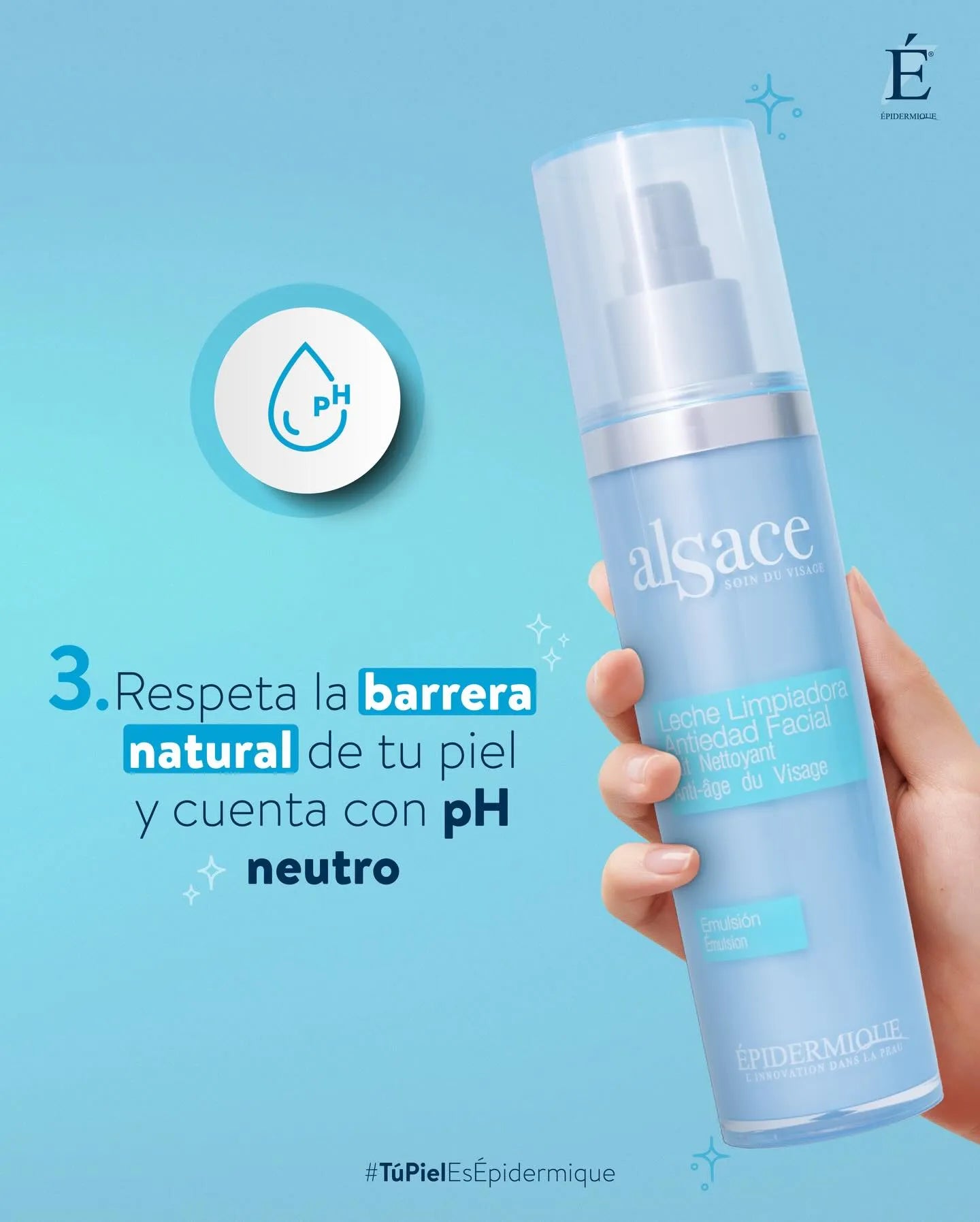 Epidermique Alsace Leche Limpiadora Antiedad Facial x120ml