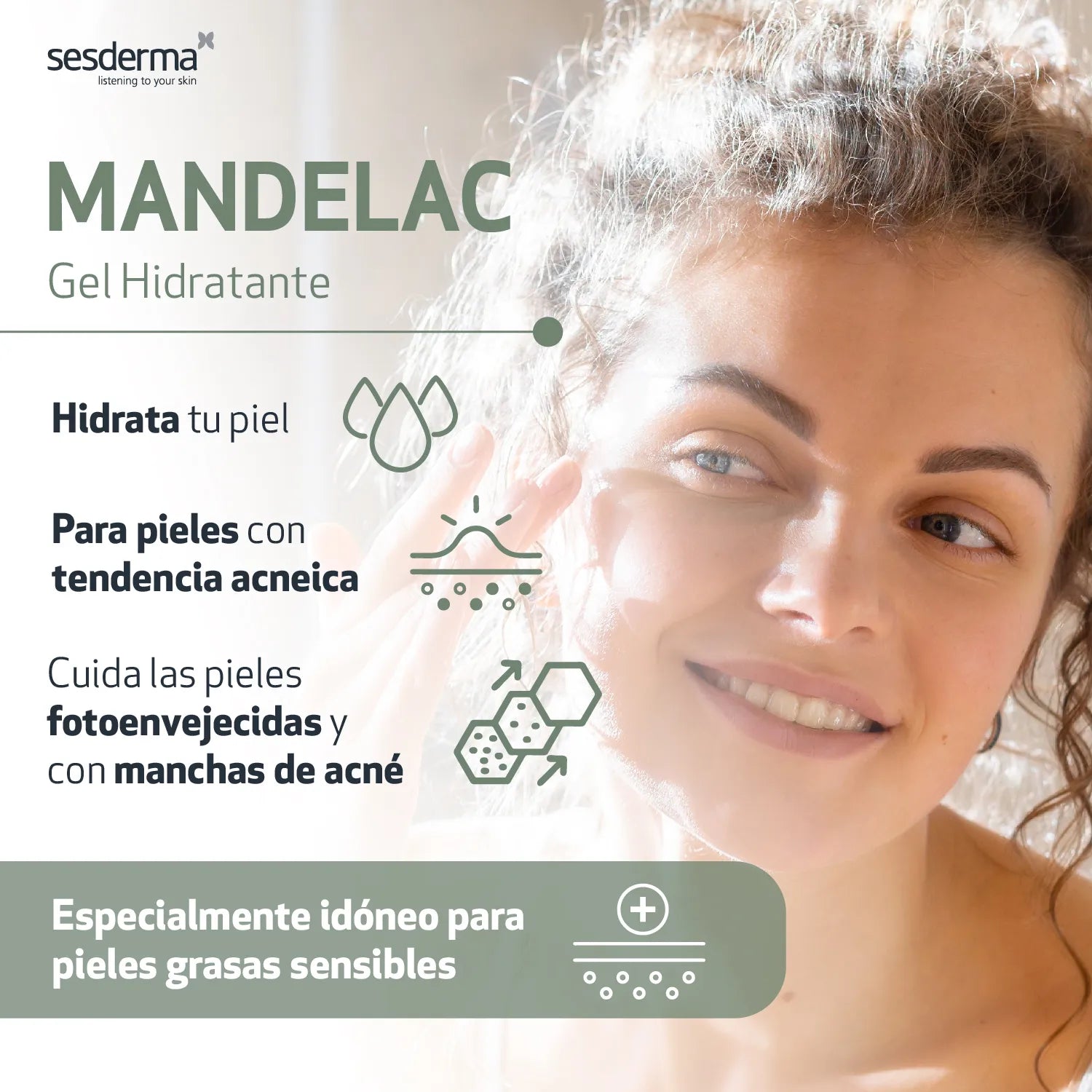 Sesderma Mandelac Gel Hidratante x50ml
