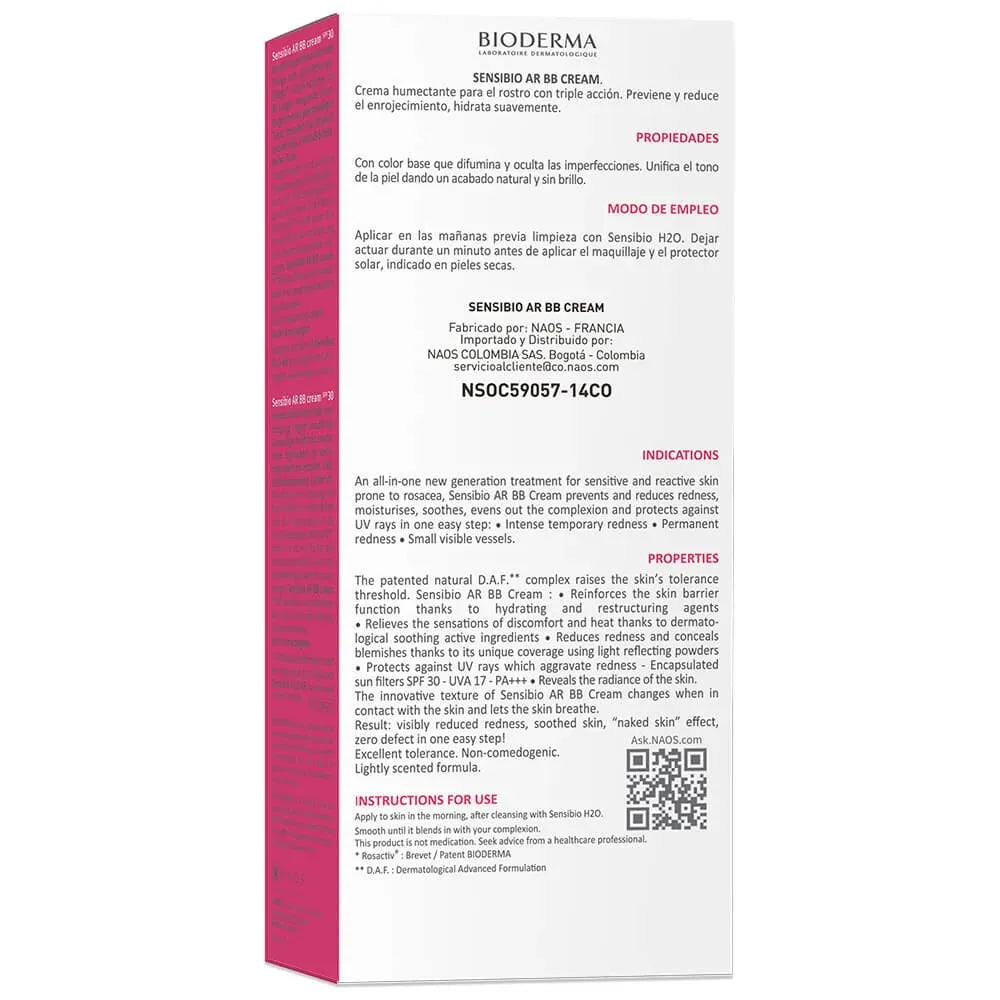 Bioderma Sensibio AR BB Cream x 40ml