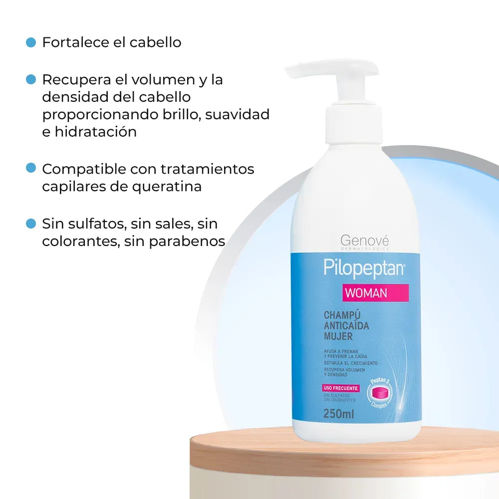 Genové Pilopeptan Woman Champu Anticaida x250ml