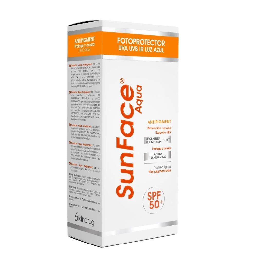 Pharmaderm Sunface Agua Antipigment SPF 50+ x60gr