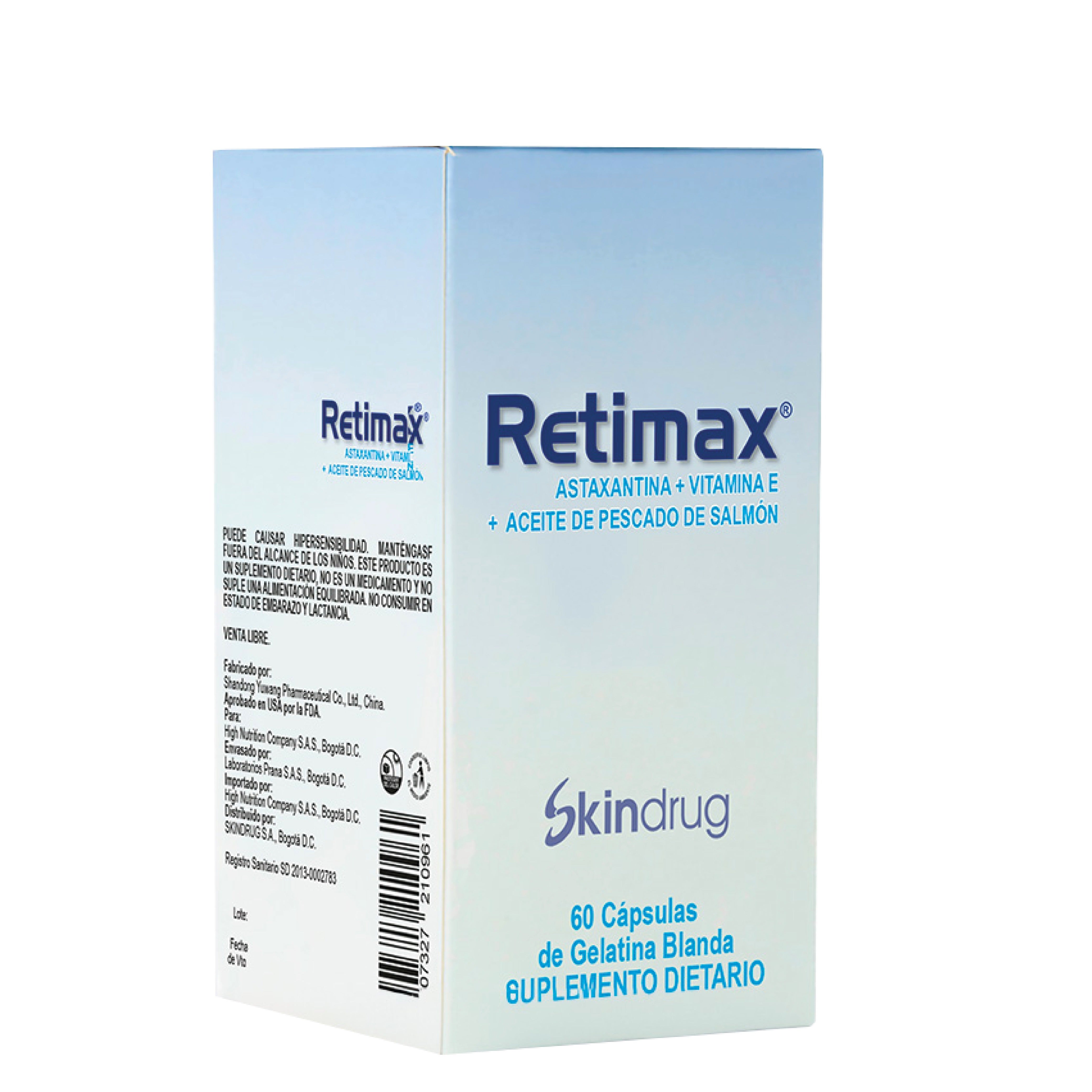 Retimax Astaxatina x60 Cápsulas