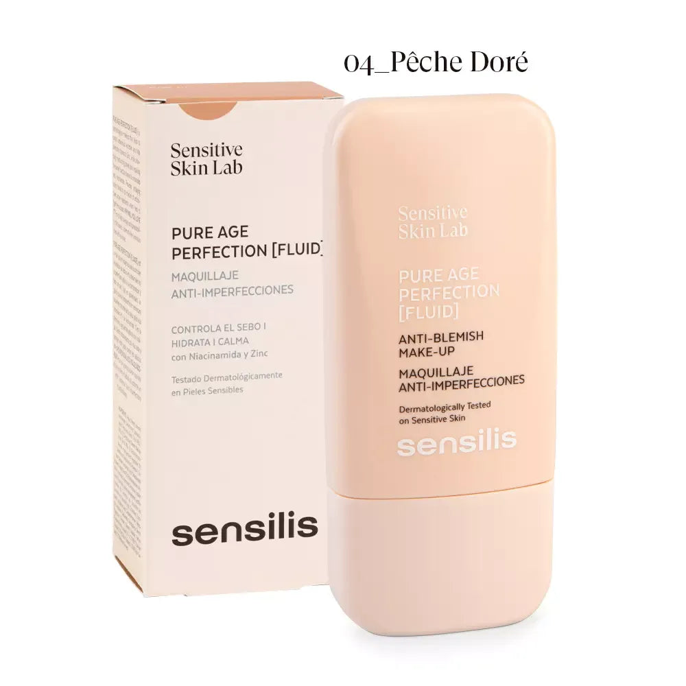 Sensilis Pure Age Perfection [Fluid] Tono Peche Doree x30ml