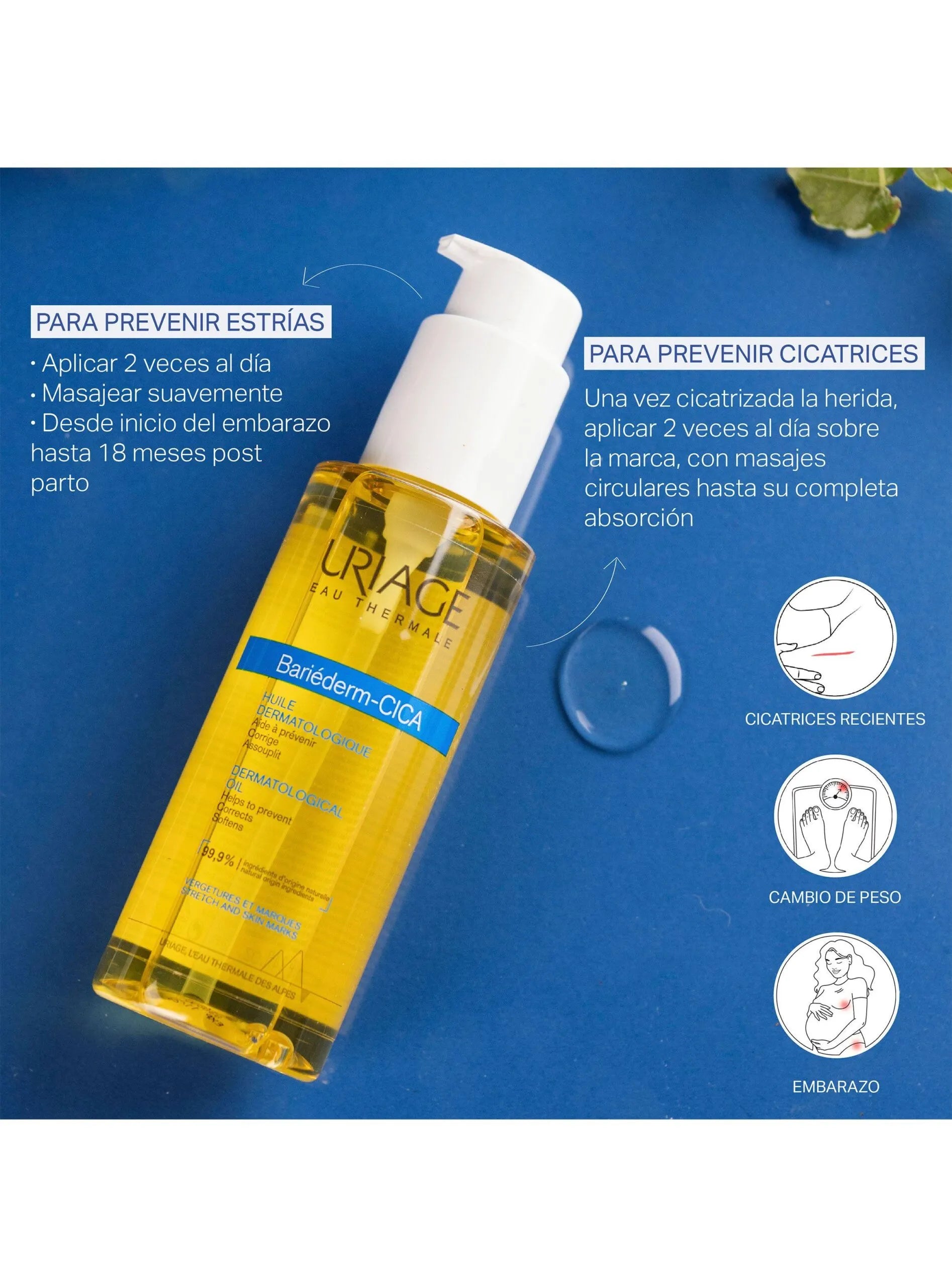 Uriage Baridérm Cica-Oil Dermatológico x100ml