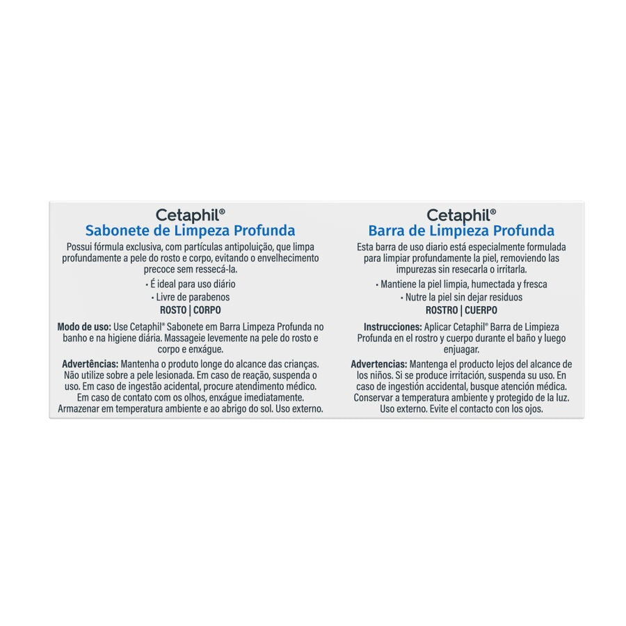 Cetaphil Barra Antibacterial Limpieza Profunda x127g