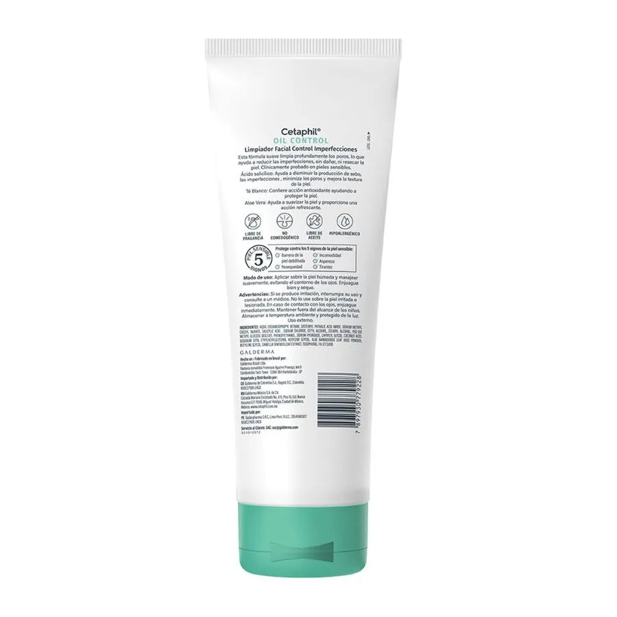 Cetaphil Oil Control Limpiador Facial Anti-Imperfecciones x236ml