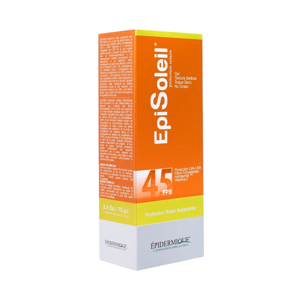 Epidermique Episoleil Protector Solar Aclarante SPF45+ x70ml
