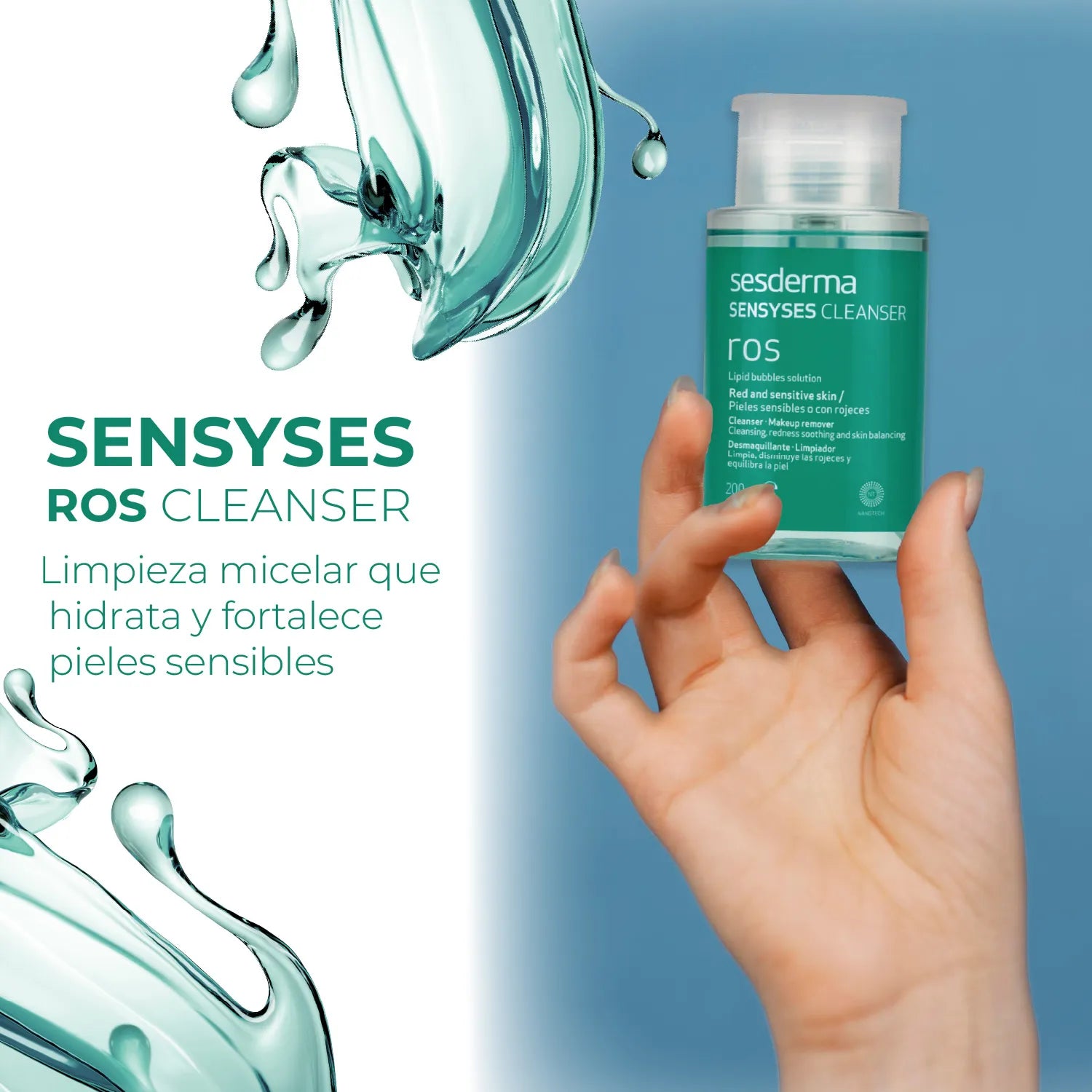 Sesderma Sensyses Cleanser Ros x200ml
