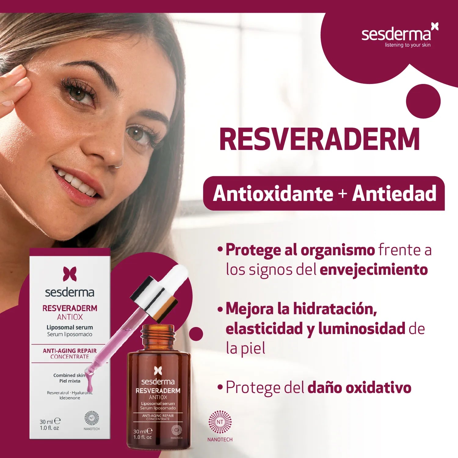 Sesderma Resveraderm Serum Antiox x30ml